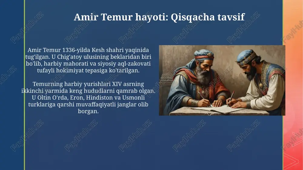 temur merosini zamonaviy ta'limda qo'llash istiqbollari - Page 3
