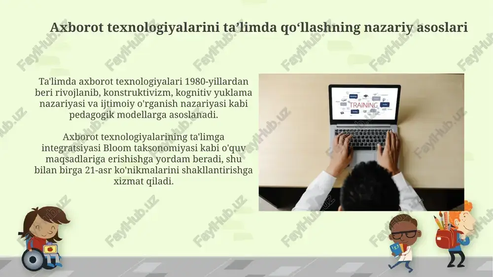axborot texnologiyalarini mashg'ulotlarda qo'llash metodikasi - Page 3