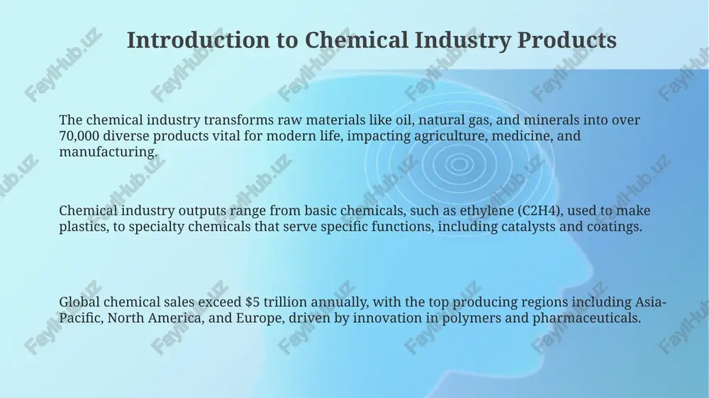 chemical industry products presentation - Page 3