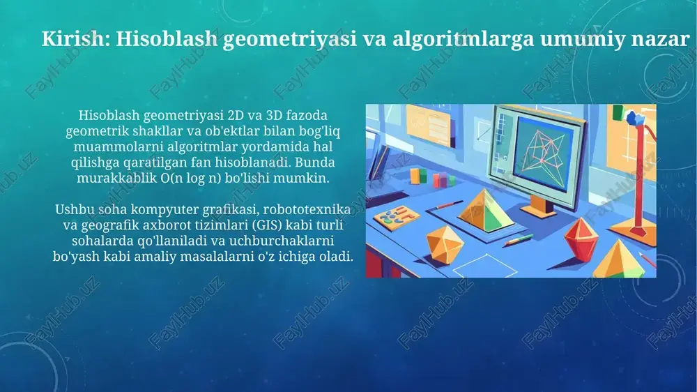 hisoblash geometriyasi va algoritmlarga umumiy nazar - Page 3