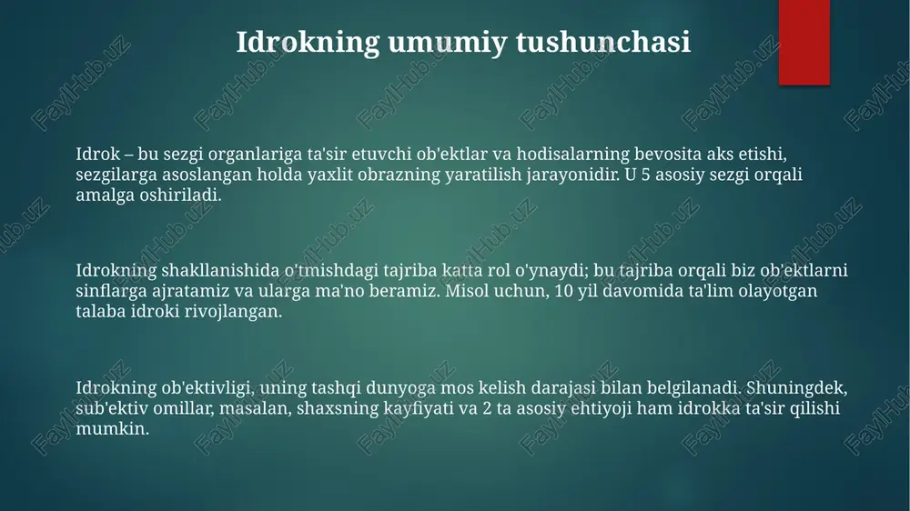 idrok haqida umumiy tushuncha - Page 3