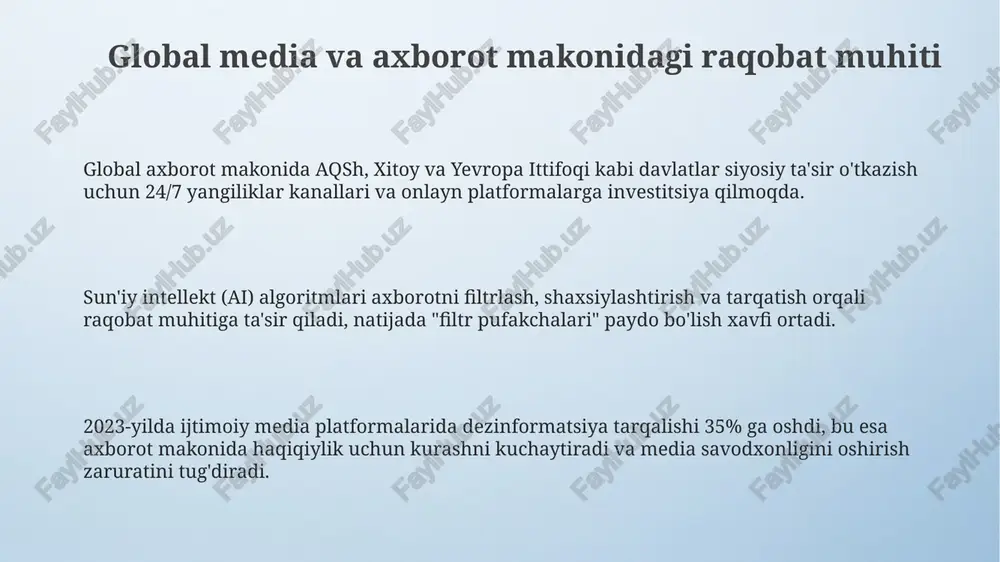 global media va axborot makonidagi raqobat muhiti - Page 3