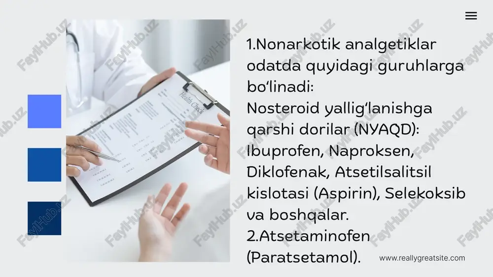 nonarkotik analgetiklarning boshqa dorilar bilan mutanosibligi - Page 3