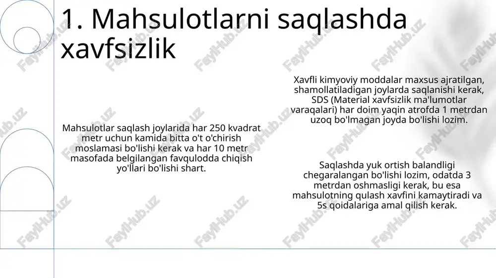 mahsulotlarni saqlash va transportdagi xavfsizlik - Page 3