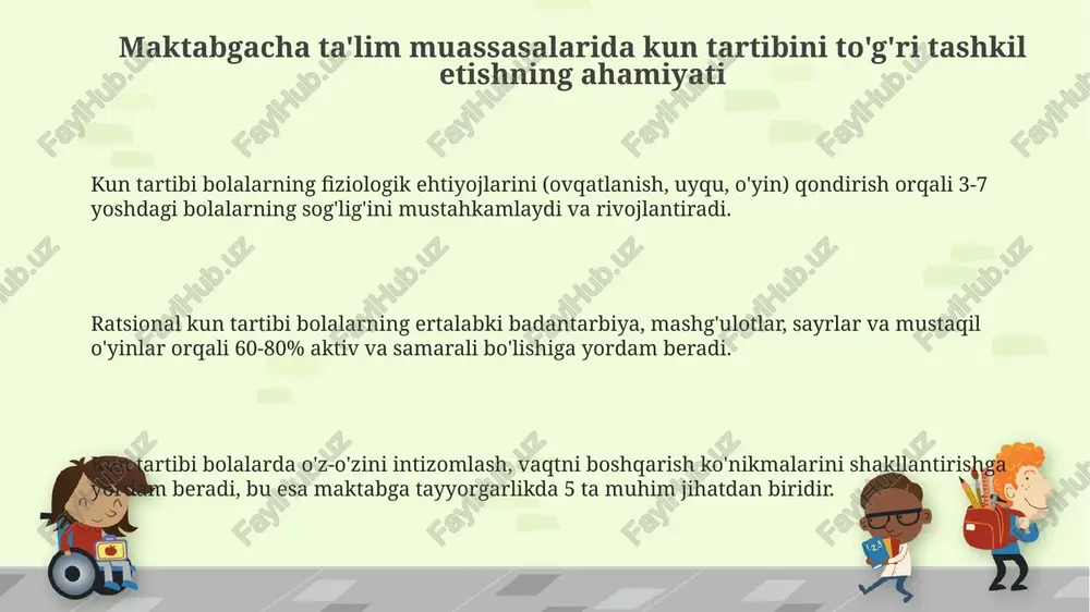 kun tartibini to'g'ri tashkil etish - Page 3