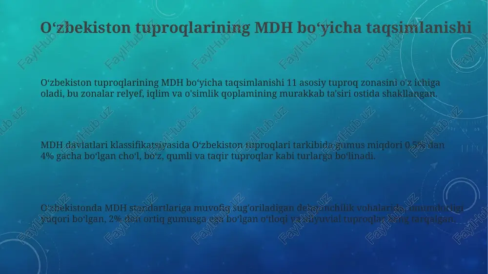 oʻzbekiston tuproqlariga geografik rayonlashtirish prinsiplari - Page 3