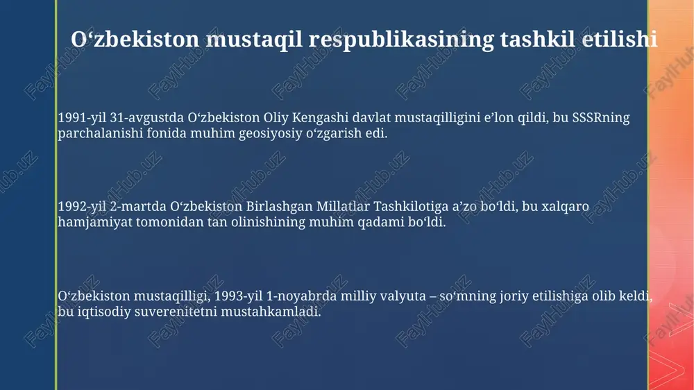 oʻzbekiston mustaqil respublikasi - Page 3