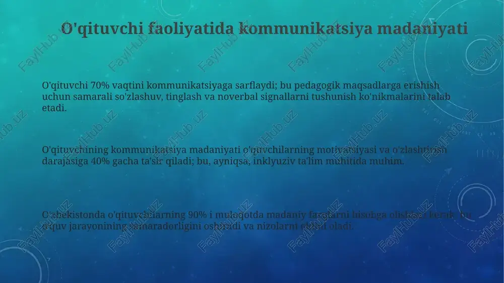 o'qituvchi faoliyatida kommunikatsiya madaniyati va psixologiyasi - Page 3