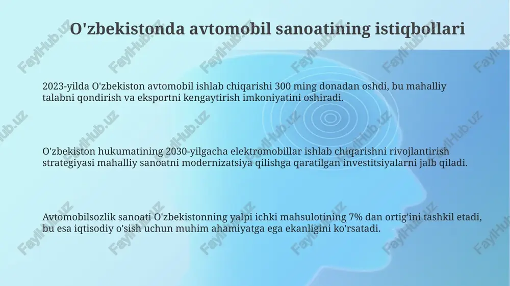 o'zbekistonda avtomobil sanoatining istiqbollari - Page 3