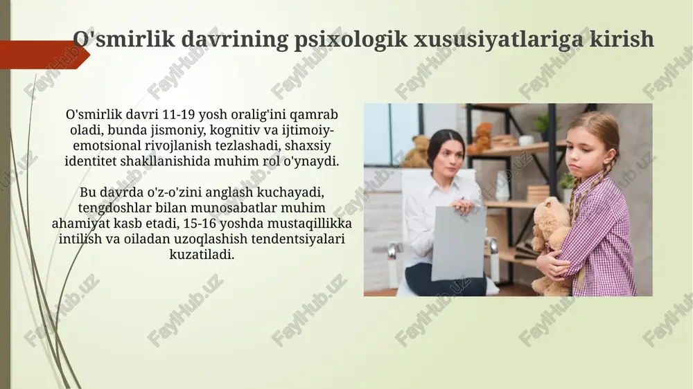 o'smirlik davridagi psixik rivojlanish xususiyatlari - Page 3
