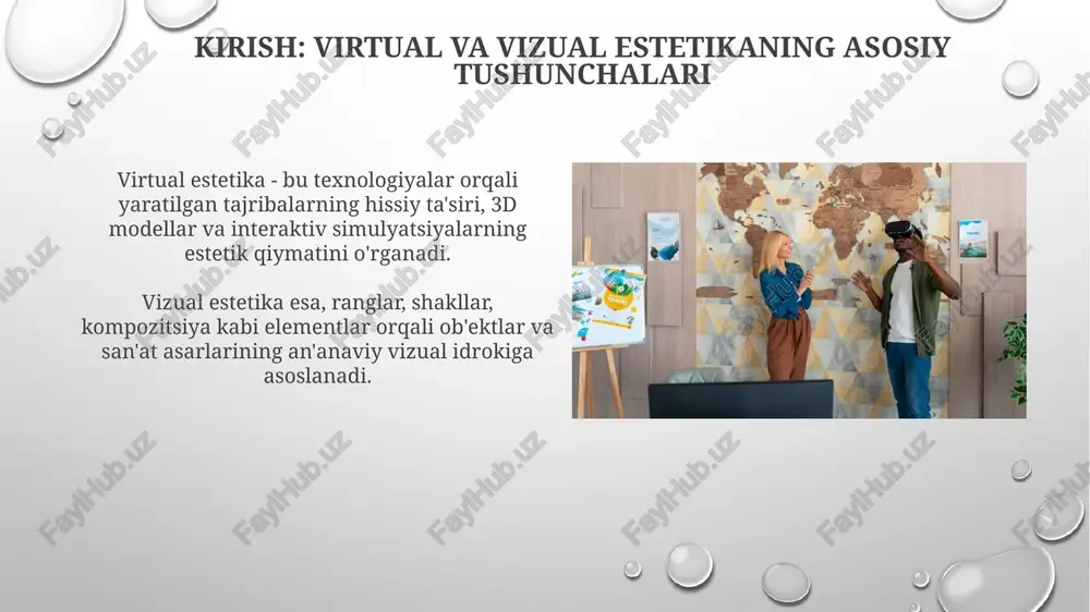 olamni virtual va vizual estetik idroketishning farqlari - Page 3