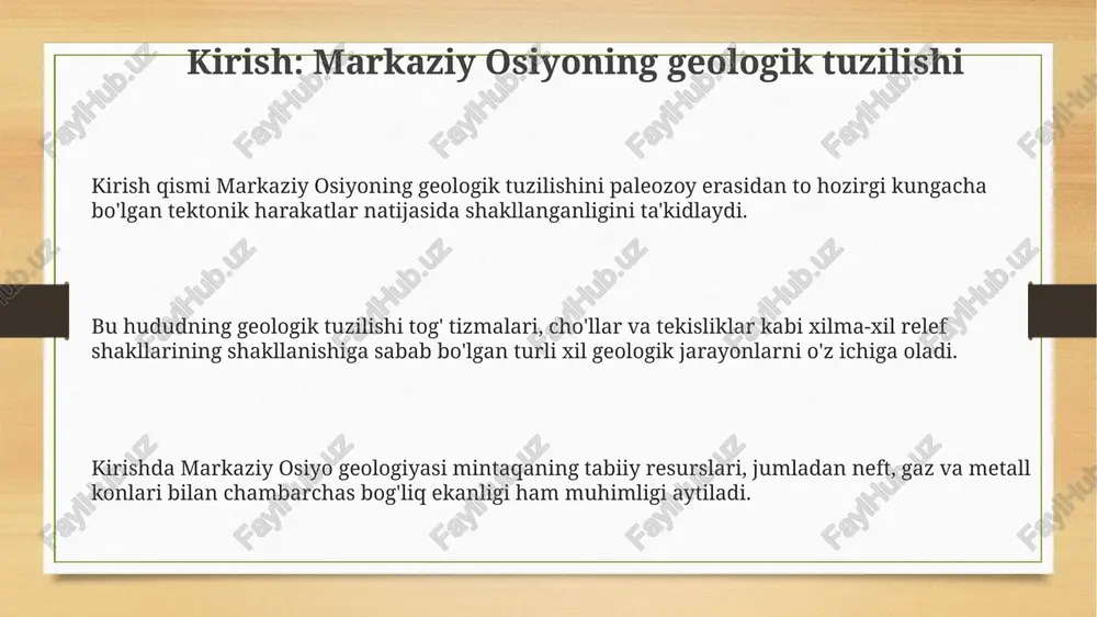 va barqarorlashtirish usullarini qo'llash zarur. suv toshqinlari, ayniqsa daryo bo'ylarida, katta zarar yetkazishi mumkin; dambalar qurish va daryo o'zanlarini tozalash kabi boshqaruv choralari xavfni kamaytiradi. e'tiboringiz uchun rahmat image3.png image4.png