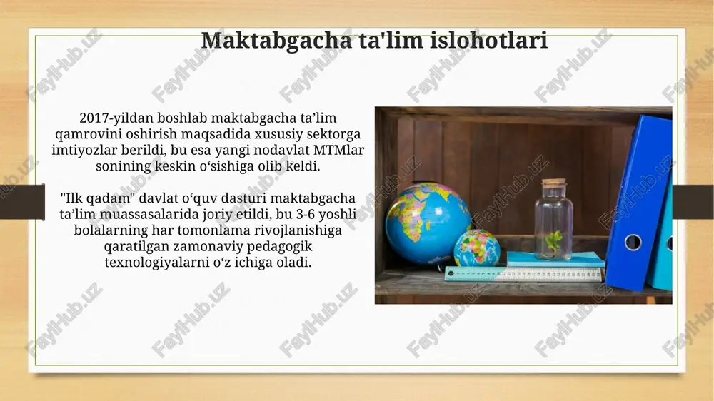 maktabgacha ta'lim islohotlari - Page 3