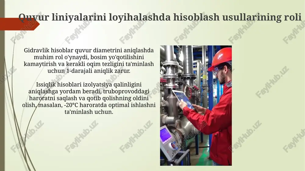 quvurlarni loyihalash bo'yicha husob-kitob ishlari - Page 3