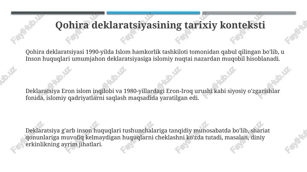 qohira deklaratsiyasi - Page 3