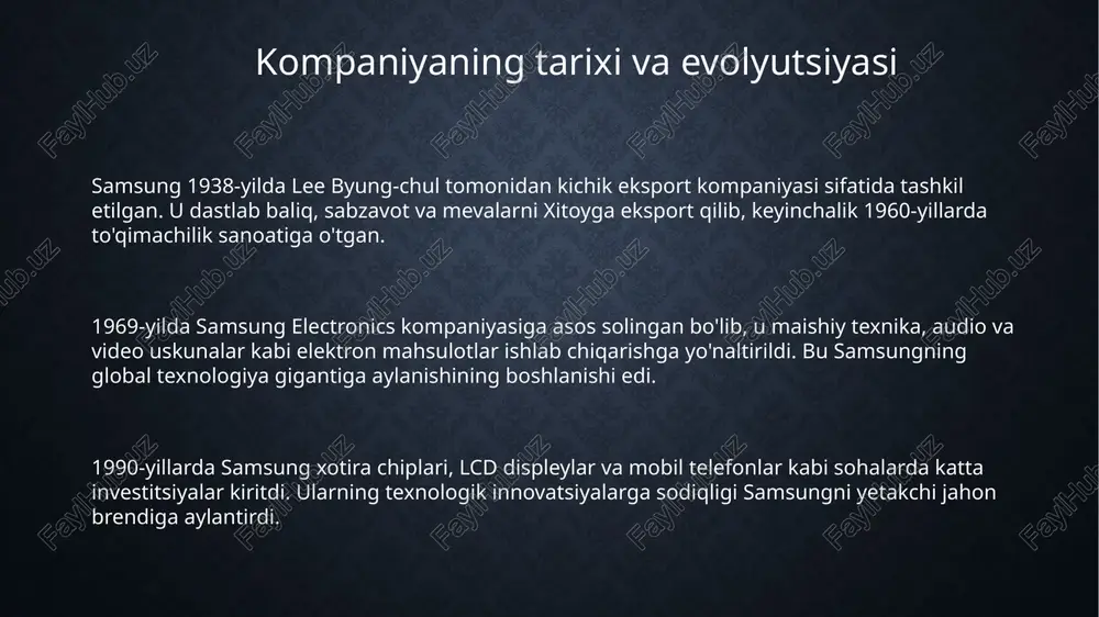 samsung electronics kompaniyasi - Page 3