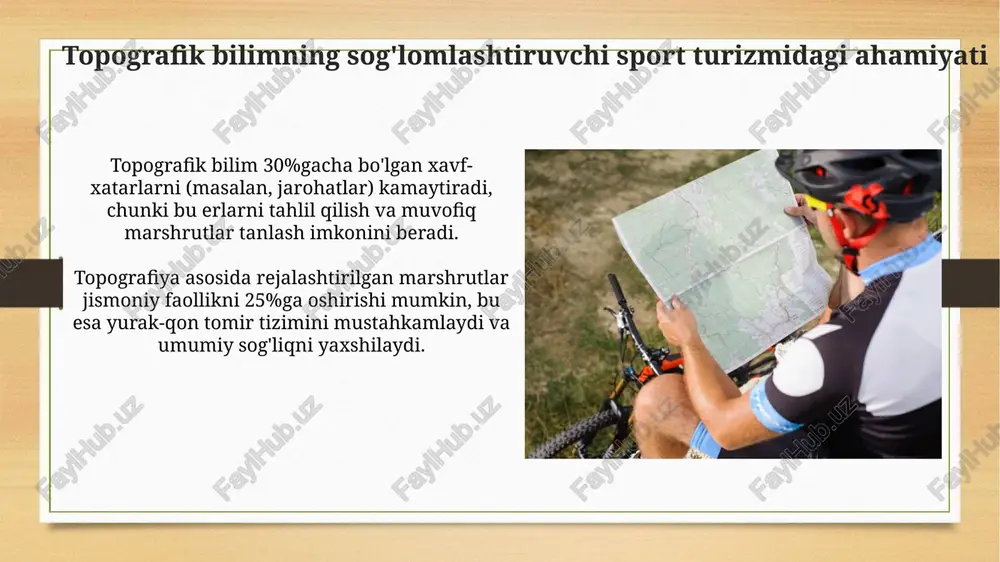 topografik bilimlar sog'lomlashtiruvchi sport turizmida - Page 3
