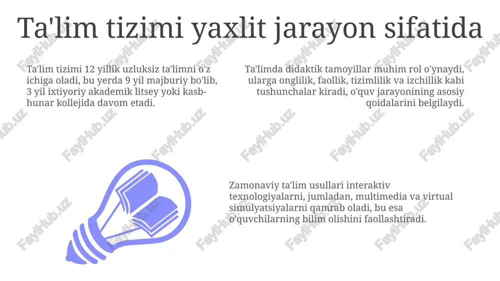 ta'lim tizimi yaxlit jarayon sifatida - Page 3