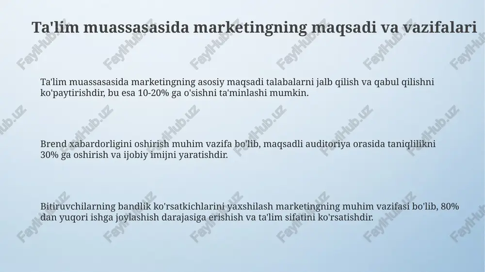 ta'lim muassasasida marketing xizmati - Page 3