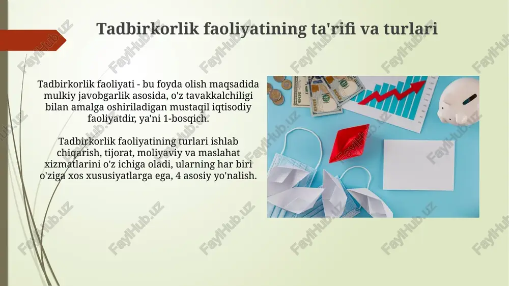tadbirkorlik faoliyati va tadbirkorlik kapitali - Page 3