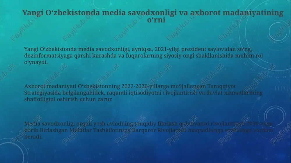 media savodxonlik va axborot madaniyati - Page 3