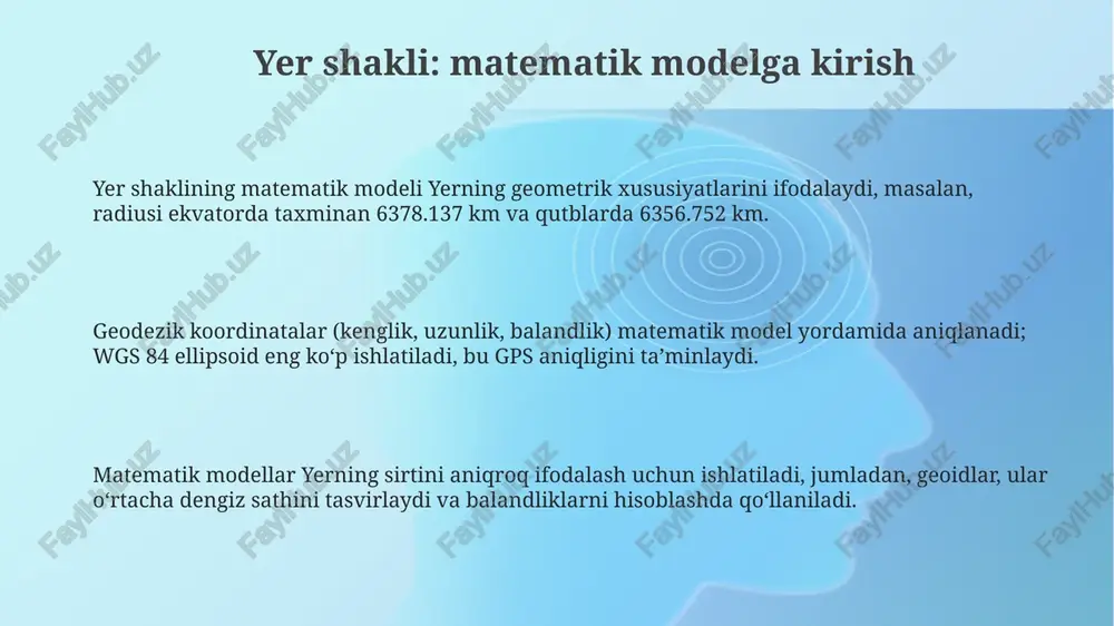 yerning shakli oʻlchamlari (matematikmodeli) - Page 3