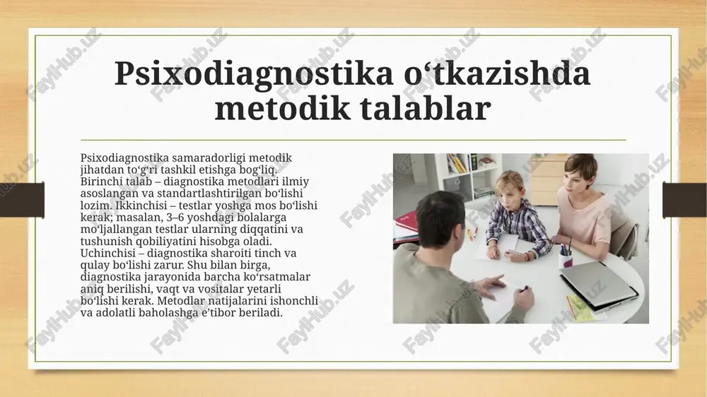 psixodiagnostika o‘tkazishga qo‘yilgan talablar - Page 3