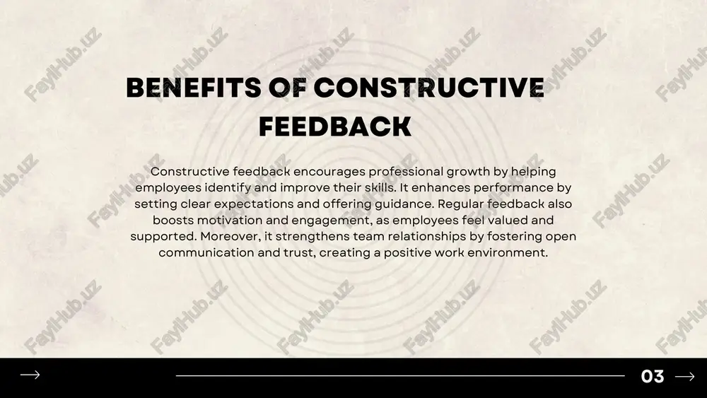 the importance of constructive feedback in employee development - Page 3
