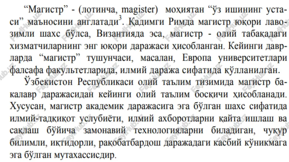 magistrlar ilmiy-tadqiqot ishlarini tashkil etish - Page 3