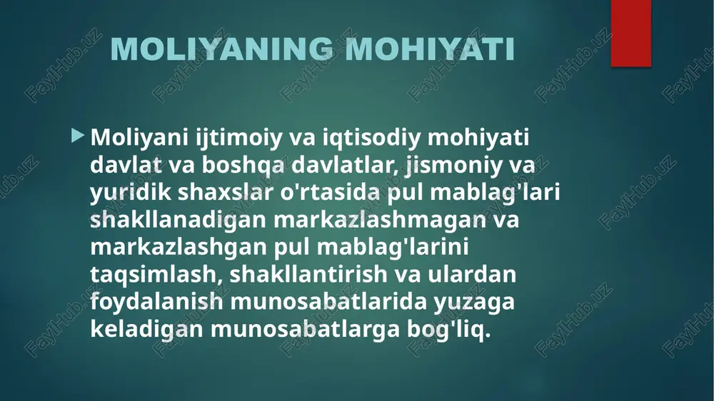 moliya tizimi va moliyaviy siyosat - Page 3