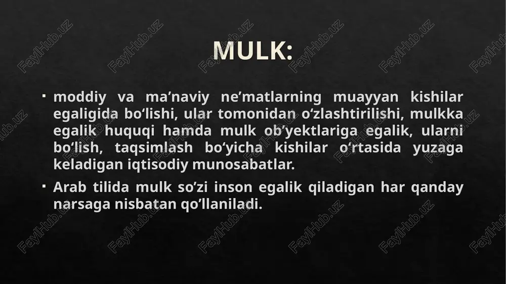 shariatning mulkka munosabati - Page 3