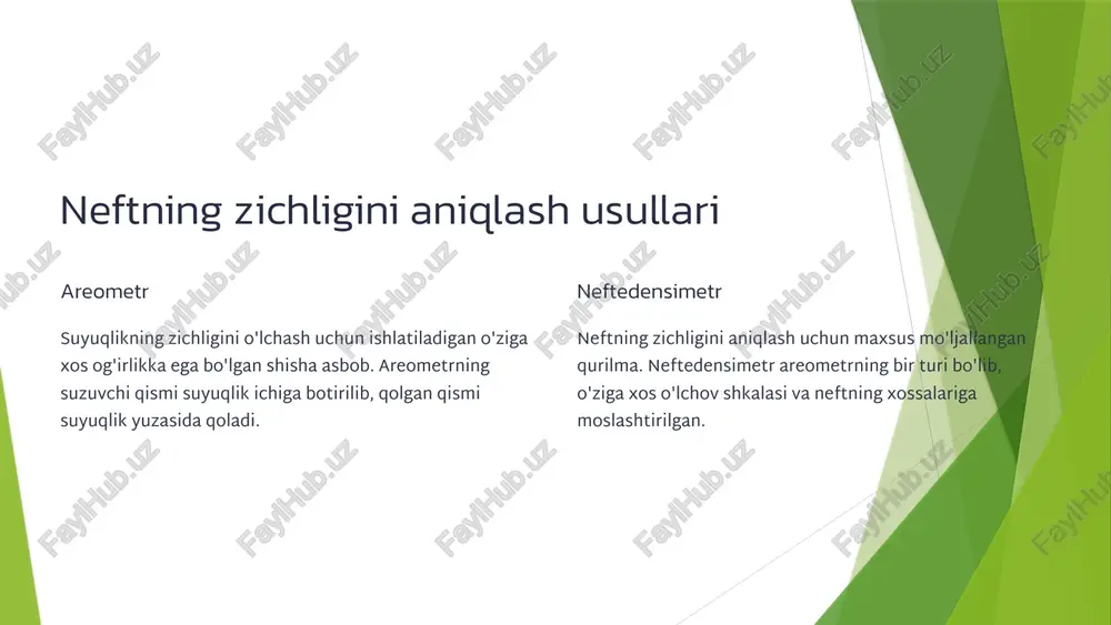 neft va neft mahsulotlarining zichligini aniqlash - Page 3