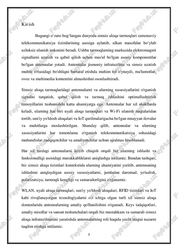 ng asosiy afzalliklaridan biri ular taklif qiladigan harakatlanish erkinligidir. foydalanuvchilar tarmoqqa kirishlari va tarmoq qamrovi doirasidagi deyarli istalgan joydan internetga yoki boshqa qurilmalarga ulanib qolishlari mumkin. ushbu mobillik moslashuvchan ish tartibini osonlashtiradi, bu xodimlarga ofisda, uyda yoki tranzitda bo'ladimi, harakat paytida hamkorlik qilish va resurslardan foydalanish imkonini beradi. kengaytirish va foydalanish imkoniyati: simsiz tarmoqlar yuqori darajada kengaytirilishi mumkin, bu oson kengaytirish va o'zgaruvchan ehtiyojlarga moslashish imkonini beradi. mobil qurilmalar va iot (internet of things) qurilmalarining ko'payishi bilan simsiz ulanishga bo'lgan talab o'sishda davom etmoqda. simsiz tarmoqlar smartfon va planshetlardan tortib aqlli qurilmalar va 6 sensorlargacha bo'lgan ko'plab qurilmalarga uzluksiz kirishni ta'minlash orqali ushbu talabni qondiradi. iqtisodiy samaradorlik: simsiz tarmoqlarni o'rnatish an'anaviy simli infratuzilmalarga qaraganda ancha tejamkor bo'lishi mumkin, ayniqsa kabel yotqizish amaliy bo'lmagan yoki juda qimmat bo'lgan stsenariylarda. simsiz tarmoqlar keng ko'lamli kabellarga bo'lgan ehtiyojni yo'q qiladi, o'rnatish va texnik xizmat ko'rsatish xarajatlarini kamaytiradi. bundan tashqari, ular tarmoqni joylashtirishda ko'proq …
