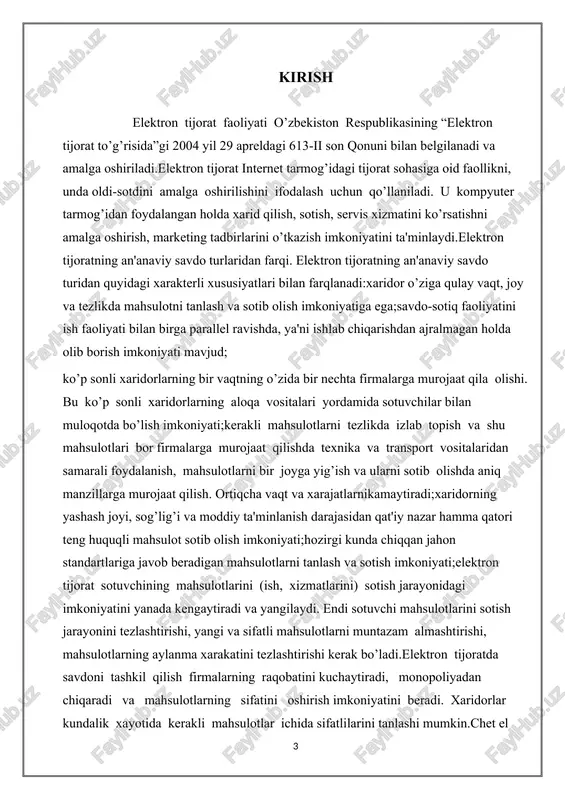 ri, elektron pullar to’liq anonimlikni ta'minlashi mumkin, chunki uni ishlatgan mijoz haqida hech qanday ma'lumot berilmaydi.elektron pul birliklari.wmy –o’zbekiston zonasida operatsiyalarni amalga oshirish uchun uzsning y-hamyondagi ekvivalenti.wmr –rubl zonasida operatsiyalarni amalga oshirish uchun rurning r-hamyondagi ekvivalenti, wmr operatsiyalarining kafili bo’lib webmoney transfer ning rossiya hududidagi vakili “bmp” mchj xizmat qiladi.wmz –aqsh dollarida operatsiyalarni amalga oshirish uchun usd ning z-hamyondagi ekvivalenti.wme –evro da operatsiyalarni amalga oshirish uchun eurning e-hamyondagi ekvivalenti, wmz va wme operatsiyalarining kafili bo’lib amstar holdings limited, s.a. xizmatqiladi. wmu –ukraina zonasida operatsiyalarni amalga oshirish uchun uahning u-hamyondagi ekvivalenti, wmu operatsiyalarining kafili bo’lib “ukrainskoe garantiynoe agentstvo” mchj xizmat qiladi.wmb –bellorusiya zonasida operatsiyalarni amalga oshirish uchun byrning v-hamyondagi ekvivalenti.wmg –1 gramm oltinning g-hamyondagi ekvivalenti.wbc va wmd –wmzningn s va d hamyonlardagi kredit operatsiyalari uchun ekvivalenti.texnika vositalaridan, axborot texnologiyalaridan va axborot tizimlari xizmatlaridan foydalangan holda elektron to’lov hujjatlari vositasida naqd pulsiz hisob-kitoblarni amalga oshirish elektron to’lovdir.elektron to’lov tizimida tovar xizmatlar to’lovi …