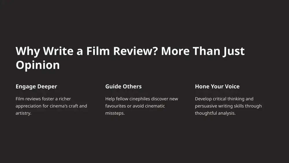 crafting the critique: a guide to exceptional film reviews - Page 3