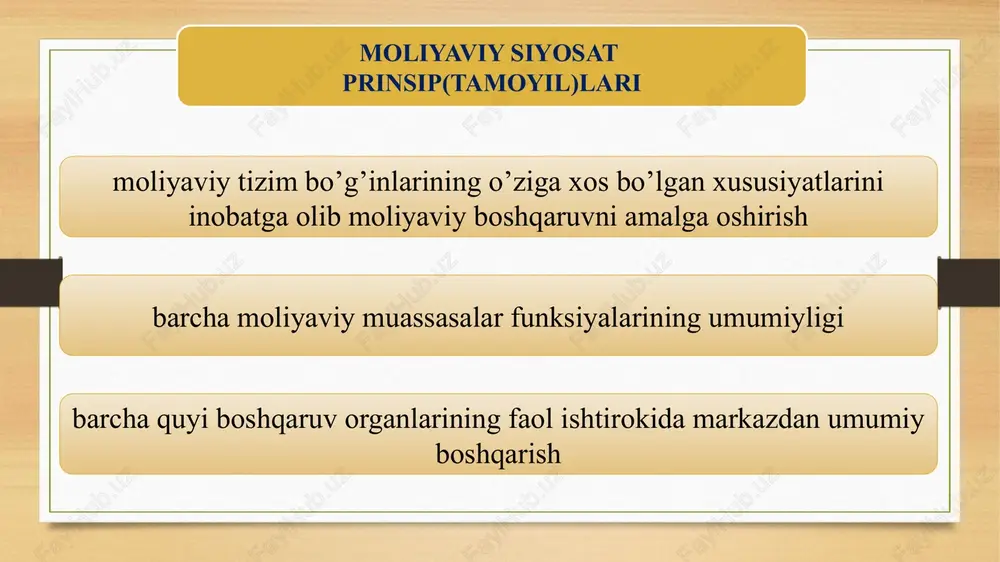 ortni qo‘llab-quvvatlash jamg‘armasi bog‘dorchilik va issiqxona xo‘jaligini rivojlantirish jamg‘armasi 8. 9. 10. 11. 12. 13. 14. 15. byudjetdan tashqari jamg’armalar vinochilikni rivojlantirish jamg‘armasi baliqchilikni rivojlantirish jamg‘armasi davlat qarziga xizmat ko‘rsatish bo‘yicha kafolat jamg‘armasi davlat tibbiy sug‘urtasi jamg‘armasi ta’lim kreditini moliyalashtirish jamg‘armasi avtomobil yo‘llarini rivojlantirish maqsadli jamg‘armasi suv ta’minoti va kanalizatsiya tizimlarini rivojlantirish jamg‘armasi ilm-fanni moliyalashtirish va innovatsiyalarni qo‘llab-quvvatlash jamg‘armasi 16. 17. 18. 19. 20. 21 22. 23. 2021 yil uchun budjetdan tashqari jamg’armalar: jami daromadlari: 42 102,8 mlrd so’m jami xarajatlari: 40 772, 5 mlrd so’m 2022 yil uchun budjetdan tashqari jamg’armalar: jami daromadlari: 58 375 (31 923,9 + 25 885,1 + 566) mlrd so’m jami xarajatlari: 58 730, 1 mlrd so’m davlat krediti – moliyaviy maydonda davlatning qarz oluvchi, qarz beruvchi va kafil (garant) sifatida ishtirok etishidir. tijorat korxonalari va tashkilotlari moliyasi o’z faoliyatini foyda olish maqsadida amalga oshiradigan xo’jalik yurituvchi sub’yektlar faoliyati bilan bog’liq moliyaviy munosabatlar tushuniladi notijorat …