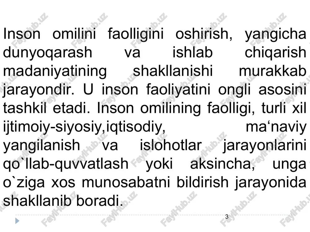 bergil, k.anjeris, r.likart, r.bleyk va boshqalar kiradi. * ishlab chiqarish jarayoniga muntazam ravishda sarflanadigan turli xil resurslar orasida, inson omili ko`proq ta‘sir kuchini ko`rsatadi. uning ongi va dunyoqarashini shakllantirish yoki o`zgartirish muayyan vazifalarni amalga oshirishni taqozo etadi. * makroiqtisodiy boshqarish zamonaviy menejmentning tarkibiy qismi sifatida birinchi marta tashkiliy va inson omilining roli haqidagi 1-xalqaro simpoziumda 1974-yil avgustda onolulada shahrida rasman gapirilgan. o`shandan buyon mazkur muommoga qiziqish barqaror ravishda ortib bormoqda. makroiqtisodiyotning mohiyatini yapon iqtisodchilari noro va kogi ― ishtirok etish ergonomikasi deb atadilar. * xodimlarning o`z imkoniyati va salohiyatidan foydalanish darajasining past bo`lishi, ko`p jihatdan ularning mehnatga ishtiyoqi yoki layoqatining yo`qligida emas, balki faoliyatini to`g`ri tashkil eta olmaganligi, uni yaxshilash uchun qanday sifatlardan foydalanish zarurligi yoki qaysidir sifatlarni nazardan chetda qoldirib, imkoniyatlarini boy berayotganligini bilmay qolishligidadir. shuning uchun mehnat jamoalarida insoniy sifatlar samaradorligini doimiy ravishda oshirib borish borasida chora-tadbirlar amalga oshirish lozim. innovatsiyalar quyidagi hollarda sodir bo`ladi inson kapitali oliy …
