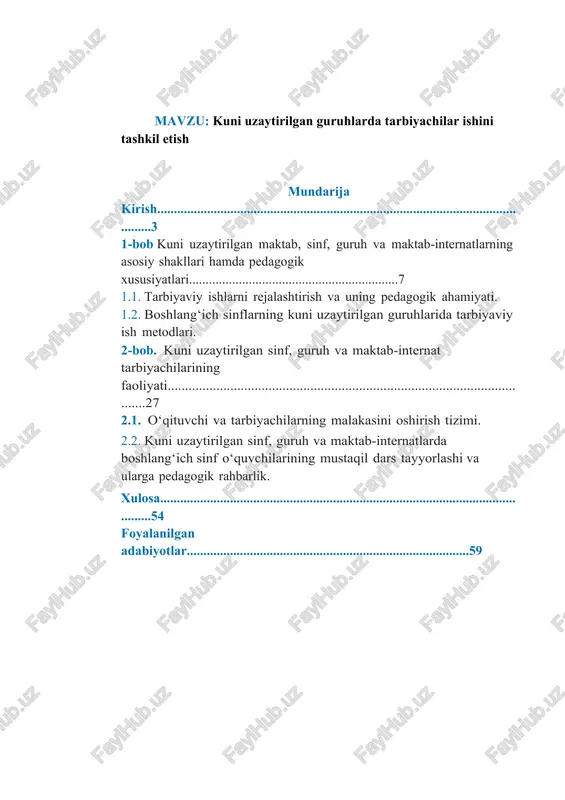 tarbiyaviy ishlar metodikasi - Page 3