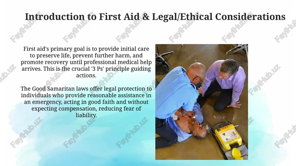 hildren. recognizing anaphylaxis includes trouble breathing, swelling of the face, lips, or tongue, hives, and a sudden drop in blood pressure. prompt administration of epinephrine is crucial within 5-15 minutes. poisoning: first aid response if a conscious adult ingested poison, immediately contact the national poison control center at 1-800-222-1222. follow their specific instructions, providing substance details and patient information. for inhaled poisons, immediately move the victim to fresh air, opening windows and doors if possible. monitor their breathing and be prepared to administer cpr if required. environmental emergencies: heat and cold-related illnesses heatstroke, with a core body temperature exceeding 104°f (40°c), requires rapid cooling methods like ice baths to prevent organ damage and potential fatality; call emergency services immediately. hypothermia stages range from shivering (mild) to loss of consciousness (severe); gradual rewarming with dry clothing and warm fluids for conscious individuals is critical for recovery. seizures: providing safe care during …
