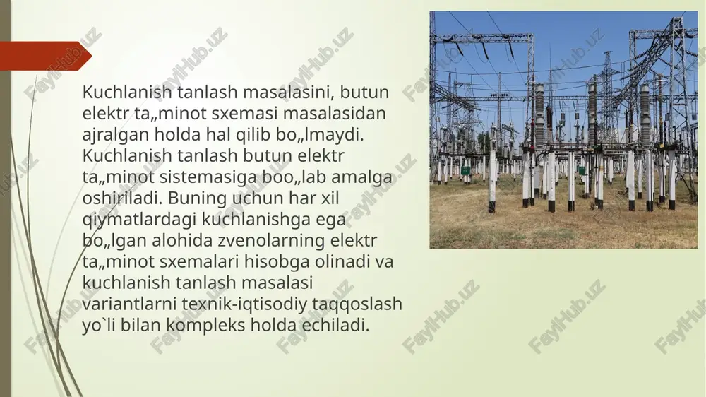 ishilgan i va ii toifali iste‟molchilar turkumiga kirmaydigan barcha elektr qabul qiluvchilar kiradi. ularning elektr ta‟minoti bitta manba orqali bajarilishi mumkin. iii toifali iste‟molchilarning elektr ta‟minotidagi uzilish vaqti 24 soatdan oshmasligi talab qilinadi. elektr yuklamalarning uch turlari. energiya tizimiga ulangan qurilmalar elektr lampalari deb ataladi. har xil elektr iste‟molchilari elektr yuklamalari hisoblanadi. elektr yuklamalarini uch turi mavjud. ular tok va kuchlanish orasidagi bog„liqlik bilan farq qiladi. u turli yuklamalar, rezistiv, induktivlik va sig„im. har bir tur spetsifik xususiyatga ega. bu yuklamalar o„rtasidagi farq kuchlanish tizimi samarali tushunishga yordam beradi. muxandislar, tizim operatorlari, texnik xodimlari va boshqalar uch turdagi yuklamani yaxshi tushunishi isroflarni minimum qilishiga yordam beradi. ular qanday qilib ularni, tizim yo„qotishlarni kamaytirish, qo„shimcha uskunalar o„tkazuvchanligini oshirishini ta‟minlash va tizimni ishonchliligi eng yuqori ko„tarish uchun birgalikda harakat qilishi kerak. simdagi qarshilik (ya‟ni, o„tkazgich) ishqalanish sababli tok oqimi kamayib, kuchlanish doimiy bo„lib qoladi. bu elektr ishqalanish issiqlik va yorug„likdir. qarshilikni o„lchov …