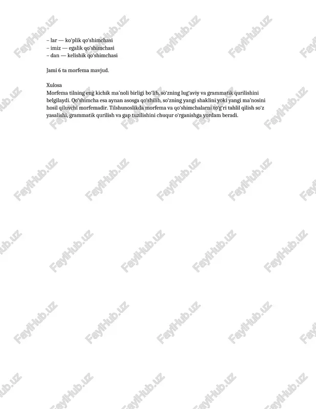 morfema va qo‘shimcha haqida keng ma’lumot - Page 3