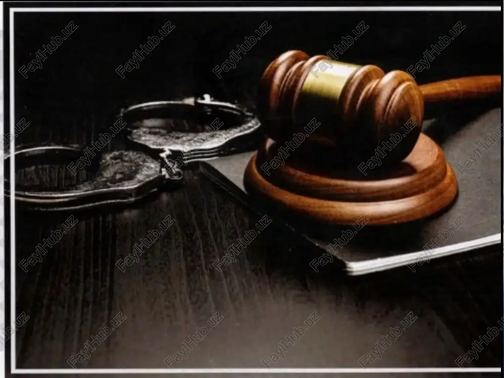 undan ustun bo'la olmaydi. konstitutsiyaning 15-moddasida bu tamoyil aniq ifodalangan bo'lib, unda "o'zbekiston respublikasi davlat hokimiyati konstitutsiya va qonunlar asosida amalga oshiriladi" deb ko'rsatilgan. sud mustaqilligi sud mustaqilligi tamoyili o'zbekiston respublikasi konstitutsiyasining 106-122-moddalarida batafsil belgilangan bo'lib, u sud hokimiyatining boshqa hokimiyat tarmoqlaridan mustaqil bo'lishini ta'minlaydi. bu tamoyilga ko'ra, sudyalar faqat qonunga bo'ysunadilar va hech qanday bosim yoki aralashuvga duch kelmasdan qarorlar qabul qilishlari shart. oqilona muddatda sudlov huquqi oqilona muddatda sudlov huquqi tamoyili o'zbekiston respublikasi konstitutsiyasining 26-moddasida belgilangan bo'lib, u fuqarolarning sud jarayonida oqilona muddat ichida qaror chiqarilishini ta'minlaydi. bu tamoyil inson huquqlari umumjahon deklaratsiyasi va yevropa inson huquqlari konventsiyasiga mos keladi va sud jarayonlarining cho'zilishini oldini olishga qaratilgan. aybsizlik prezumpsiyasi aybsizlik prezumpsiyasi jinoyat protsessining eng muhim tamoyillaridan biri boa‘lib, u shaxsning aybdorligi qonuniy tartibda isbotlanmaguncha aybsiz hisoblanishini belgilaydi. o‘zbekiston respublikasining jinoyat-protsessual kodeksining 23-moddasiga ko‘ra, gumon qilinuvchi, ayblanuvchi yoki sudlanuvchi aybdorligi qonunda nazarda tutilgan tartibda isbotlangunga va sudning qonuniy kuchga …