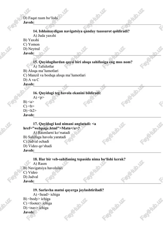 veb-sahifa taglari - Page 3