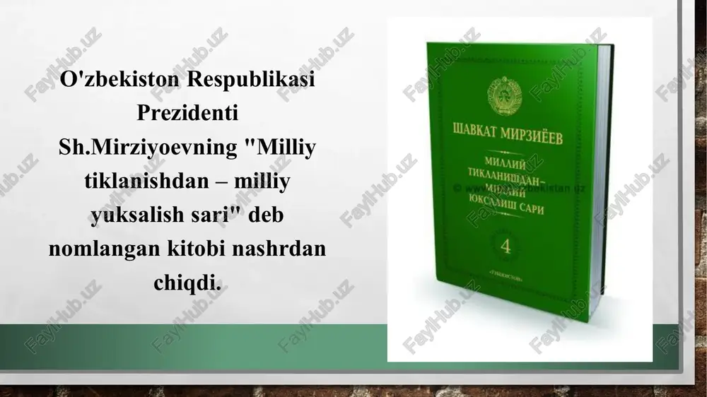 imida amalga oshirilgan islohotlar to‘g‘risida . shu maqsadda biz “uzluksiz ma’naviy tarbiya konsepsiyasi” doirasida umumta’lim maktablarida birinchi marta “tarbiya” fanini joriy etmoqdamiz shavkat mirziyoyev ma’lumki, har qanday mustaqil davlat mustahkam ma’naviy poydevorga ega bo’lgandagina yuksak taraqqiyotga erisha oladi oliy ta’lim tizimini 2030-yilgacha rivojlantirish konsepsiyasi qabul qilindi so’nggi yillarda o’zbekiston olimlari fundamental fan va uning natijalarini amaliyotga tatbiq etish borasida bir qator yutuqlarni qo’lga kiritmoqdalar. xususan, matematika, fizika, kimyo, biologiya, astronomiya, farmasevtika, geologiya, seysmologiya va boshqa sohalarda jiddiy amaliy natijalarga erishilmoqda. matematika, kimyo, biologiya fanlarini rivojlantirish va ularni o’qitish borasidagi ishlarimiz yangi bosqichga ko’tarilmoqda. shavkat mirziyoyev. 2019-yilda toshkent va nukus shahrida, xorazm va namangan viloyatida “prezident maktablari” faoliyatini boshlandi. 2020-yilda buxoro, jizzax, qashqadaryo, samarqand va farg‘ona viloyatlarida “prezident maktablari” qurildi. 2021-yilda andijon, navoiy, surxondaryo, sirdaryo va toshkent viloyatlarida prezident maktablari tashkil etiladi. prezident maktablari ijod maktablari qarshi shahrida; jizzax shahrida; andijon shahrida; namangan shahrida; nukus shahrida; marg‘ilon shahrida; xiva shahrida; guliston …