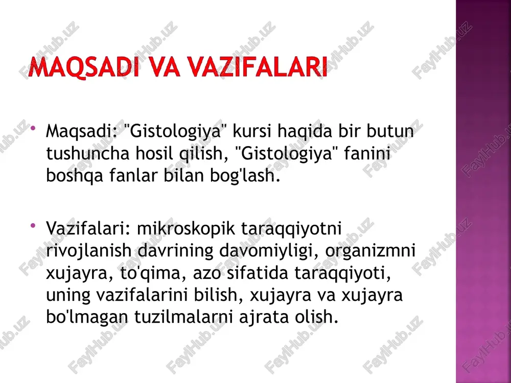 t ribosoma yadro qobig'i yadro elektron mikroskop ostida: yassi tsisternalar yirik vakuolalar mayda pufakchalar tizimidan iborat. golji apparati funktsiyalari: 1) segregatsiya (sintezlangan maxsulotni gialoplazmadan ajratish), 2) sekretsiya; 3) modifikatsiya (eptda xosil bo'lgan maxsulotlarga uglevod va boshqa moddalarni birikishi); 4) lizosoma va peroksisomalarni xosil qilishda qatnashish; 5) yog' so'rilishi golji apparati sekretor vezikulalar trans-qismi o'rta qismi tsis-qismi eptda xosil bo'lgan vezikulalar shakllanayotgan sekretor vezikulalar tsisterna tsisternaning ampulyar qismi hujayra tsikli tsitokinez sexema aktin va miozin filamentlaridan iborat qisqaruvchi xalqa skanerlovchi elektron mikroskop dan olingan mikrofotosurat 10 mkm