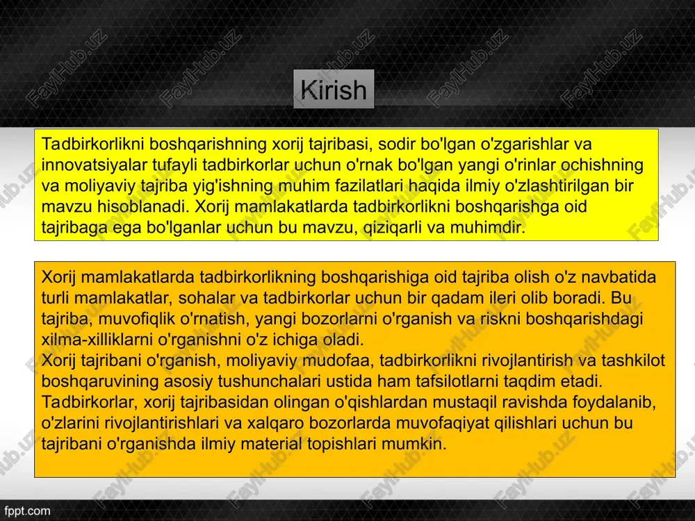tlar to'plash kerak. bu ma'lumotlar, anketalarning yanada o'rtacha, bozor o'quvchi va statistika, tadbirkorlik tahlili, olib boriladigan tashriflar va boshqalardan keladi. ko'nikmalar va mustahkamlashlar: tadbirkorlar, bozor tahqiqoti natijalarini tafsilotli qilish uchun ko'nikmalar va mustahkamlashlar qo'llaydilar. bu, yangi tashriflar va chora-tadbirlar qo'llanilayotgan ravishda o'zgarishlarni amalga oshirish uchun muhimdir. bozorni tanishish: bozorni tushunish: o'rganilgan ma'lumotlarga asoslangan holda, bozorni tushuning. bozorning qanday ishlashi, uning xarakteristikasi, o'zgarishlar va tendensiyalari qanday o'tkazilishi haqida tushunishingiz kerak. qo'shimcha o'rganish: qo'shimcha o'rganish, real bozor sharoitlariga oid qiziqishni oshirish uchun yopiq ma'lumotlarni o'rganish uchun muhimdir. bu, o'zingizni konkurentlardan ajratib olish yoki qo'shimcha bozorlarni aniqlashga imkon beradi. * bozor kiruvchi strategiyalar: bozorni kashf etish va tushunish, o'sishga oid strategiyalarni rivojlantiring. bu, bozorni kashf etishning muhim qismi va qo'shimcha strategiyalarni o'zlashtirishni talab qiladi. bazaga o'tish: o'rganilgan ma'lumotlarni asos qilib olganingizdan so'ng, o'zingizni bozor kirish usullariga oid strategiyalarni rivojlantiring. bu o'rganilgan ma'lumotlarni asos qilib o'zingizga yo'naltirishni o'z ichiga oladi. bozor o'rganuvchiligi va tahqiqoti …