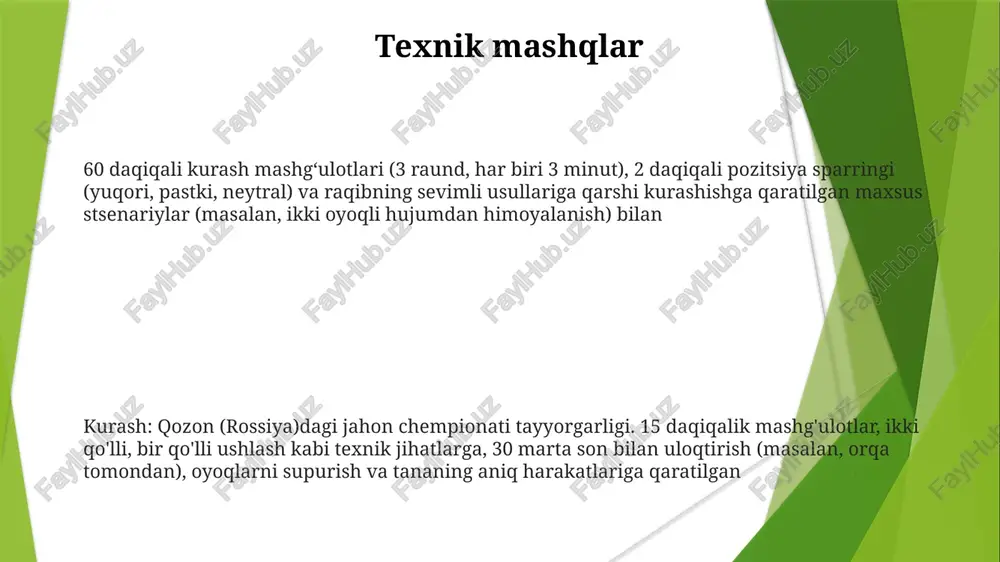 kurash va belbogʻli kurash boʻyicha texnik tayorgarlik - Page 3