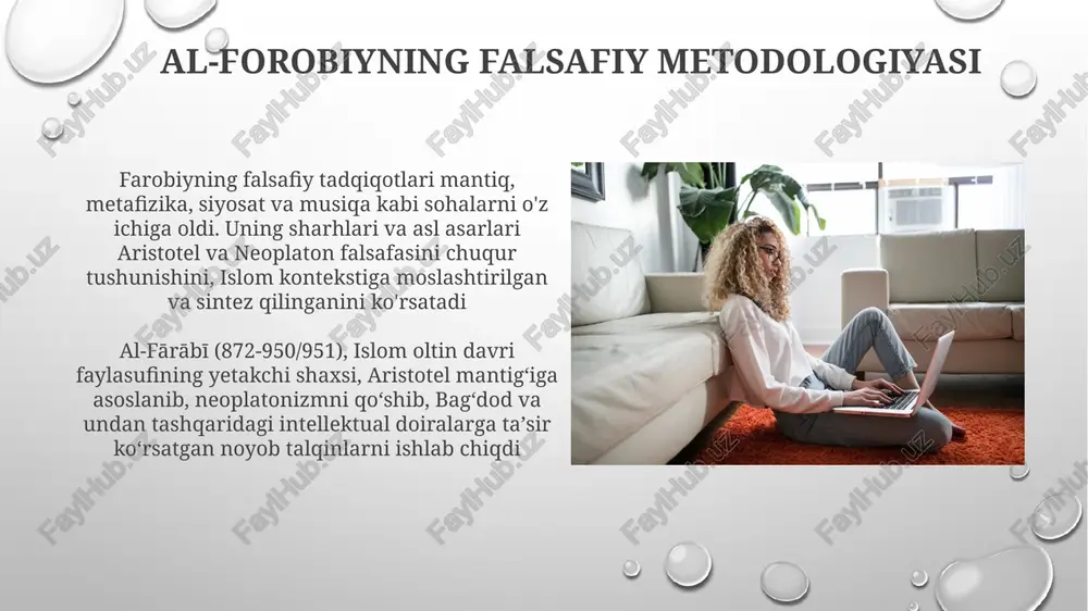 islom olamlarida asrlar davomida muhim ahamiyatga ega bo'lgan asar bo'lib, al-farobiyning tibbiy epistemologiya va metodologiyasiga ta'sirini aks ettiradi, bag'dod, damashq va qohira tibbiyot maktablari faoliyatiga ta'sir ko'rsatib, falsafiy yondashuvni targ'ib qildi. al-farobiy g'oyalarining tanqidiy qabuli oksford, kembrij va qohira universitetlaridagi 20- va 21-asr tadqiqotlari al-forobiyning mantiq, metafizika va siyosiy nazariyaga qo'shgan hissasini o'rganadi al-forobiyning siyosiy falsafasi 10-asr bag'dodini va keyinchalik islom oltin davri ilmini sezilarli darajada ta'sir qildi, ko'plab sharhlarda, xususan, forsdagi ibn sinodan va andalusiyadagi ibn rushddan turli talqinlarga ega bo'ldi al-farobiyning islom falsafasidagi merosi al-farobiyning aristotelning, ayniqsa, "metafizika" va "siyosat" asarlari haqidagi sharhlari islomiy dunyoda, andalusiyadan (ispaniya) forsgacha asrlar davomida aristotel falsafasining talqinlariga ta'sir ko'rsatdi. uning "falsafiy teologiyalari" haqidagi tushunchasi aql va iymonni uyg'unlashtirib, keyingi mutafakkirlarga ta'sir qildi al-forobiy (872-950/951), bag'dod intellektual doiralarning taniqli shaxsi, islom falsafasiga katta ta'sir ko'rsatib, yunon falsafasini islom ilohiyoti bilan bog'ladi. uning neoplatonizmi ibn sinoga va ibn rushdga ta'sir ko'rsatdi. asosiy asarlari: "mukammal …