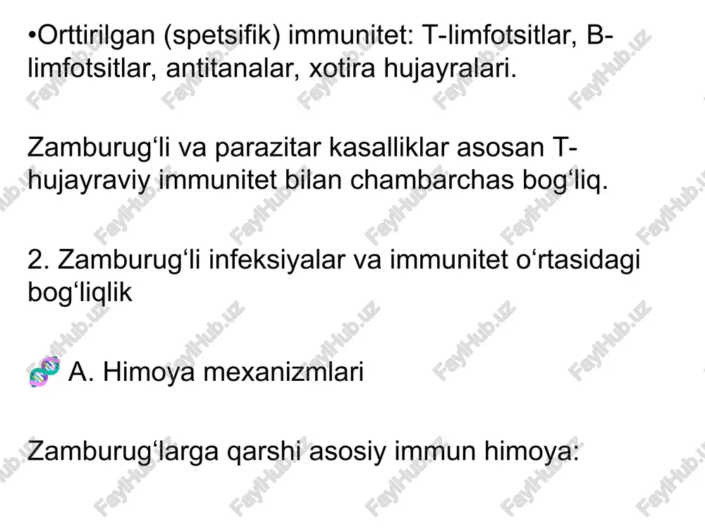 immunitet tizimi va uning vazifasi - Page 3