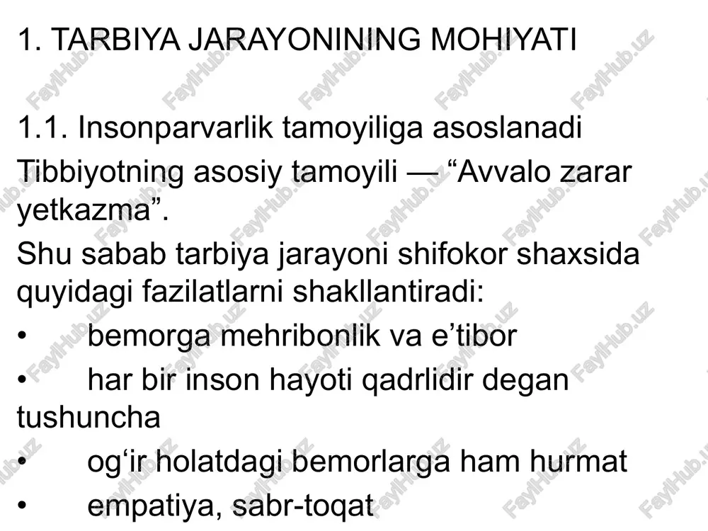 tibbiyotda tarbiya jarayonining mohiyati va mazmuni - Page 3